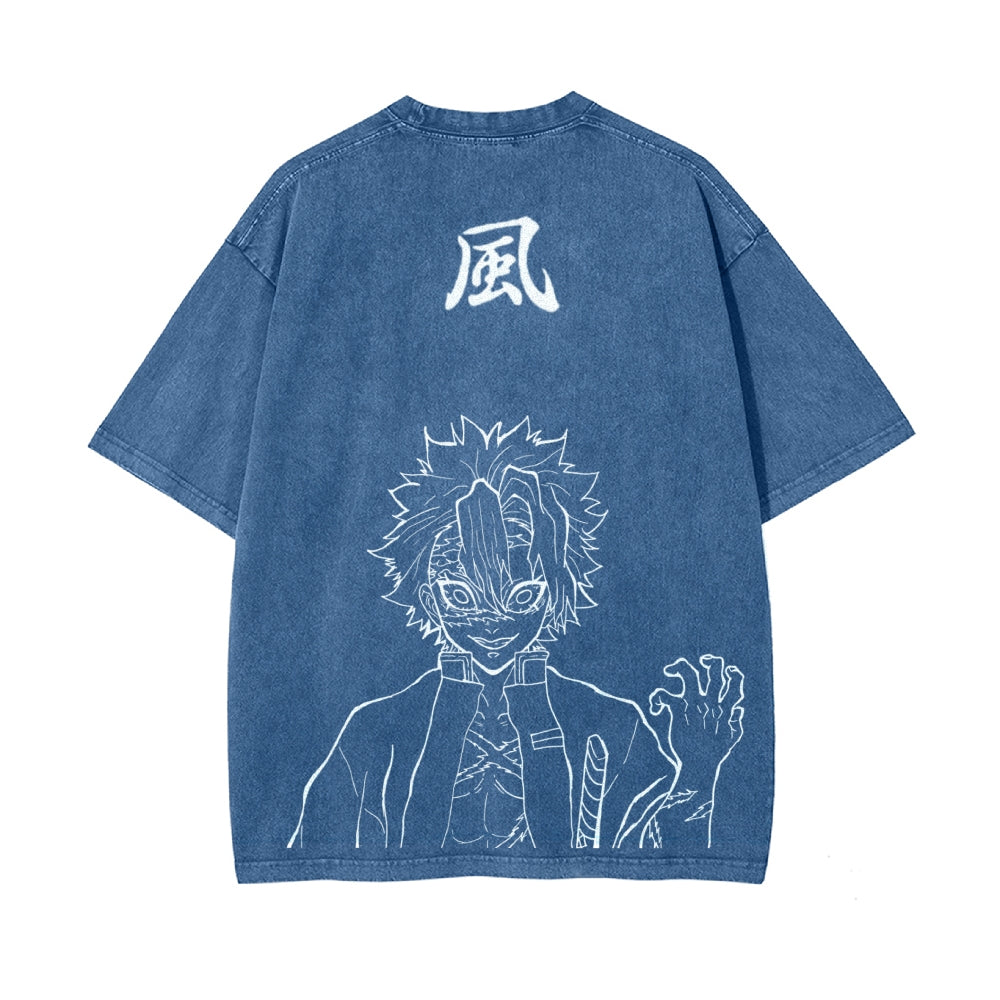 Vintage Oversized T-Shirt Demon Slayer