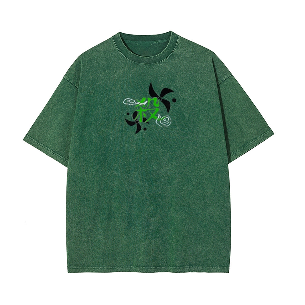 Vintage Oversized T-Shirt Demon Slayer