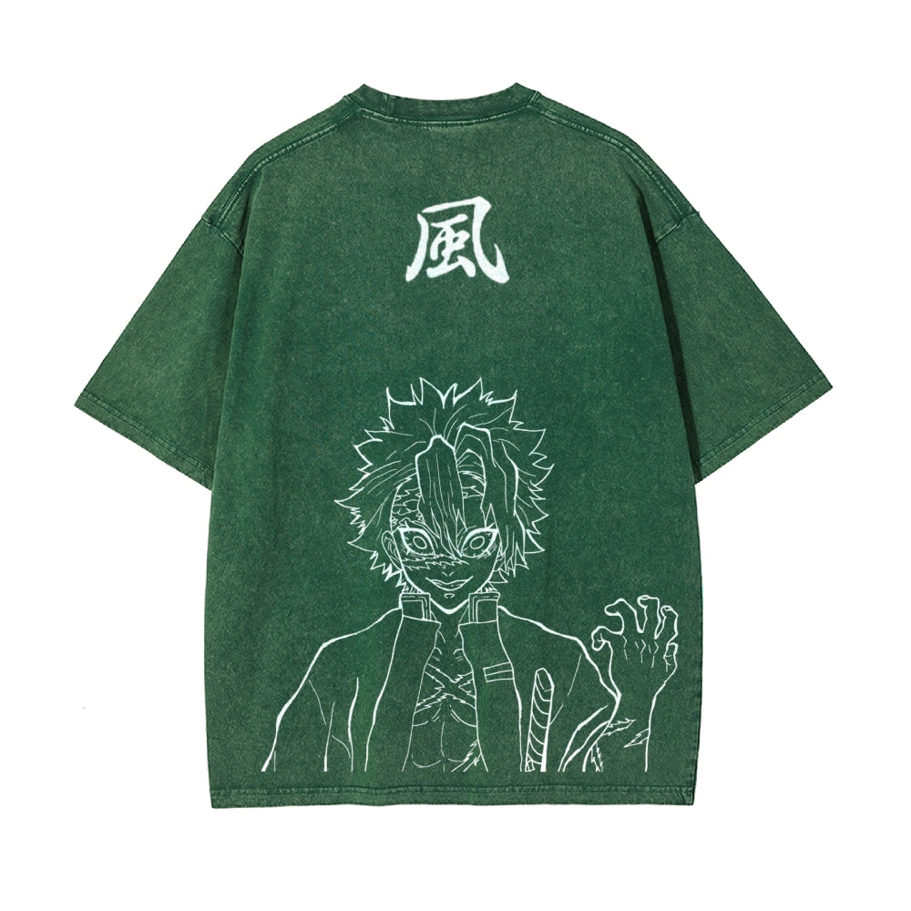 Vintage Oversized T-Shirt Demon Slayer