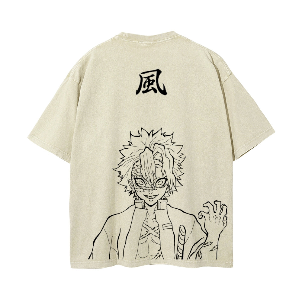Vintage Oversized T-Shirt Demon Slayer