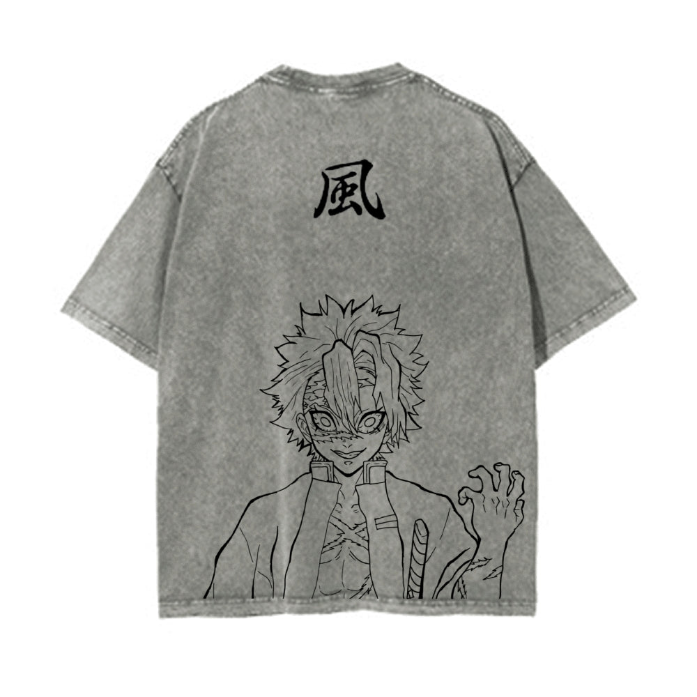 Vintage Oversized T-Shirt Demon Slayer