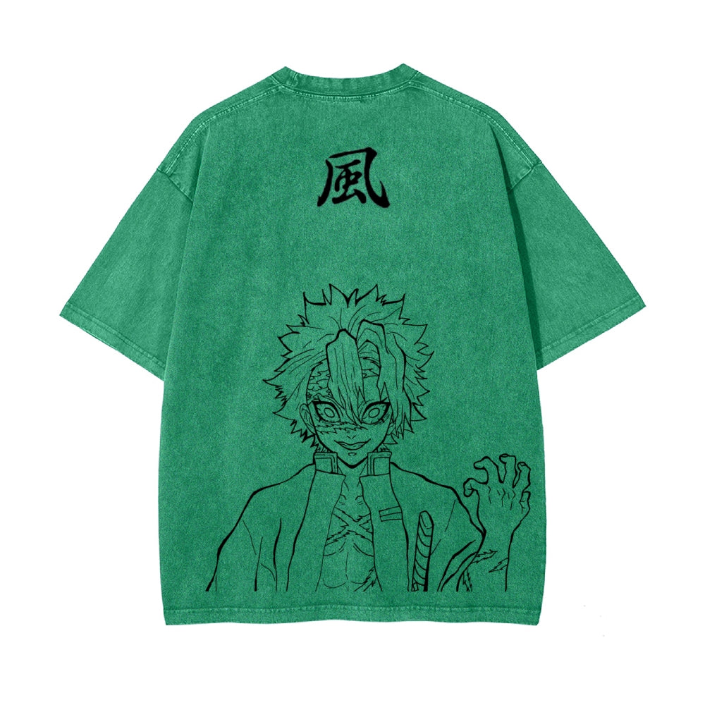 Vintage Oversized T-Shirt Demon Slayer