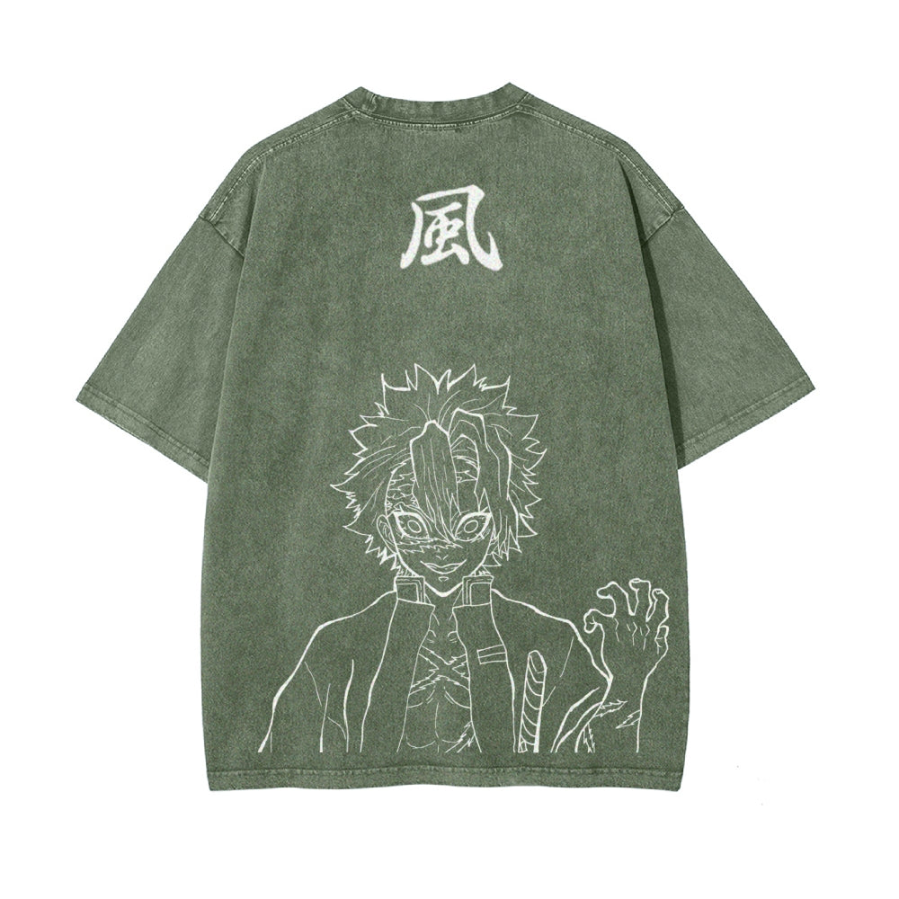 Vintage Oversized T-Shirt Demon Slayer