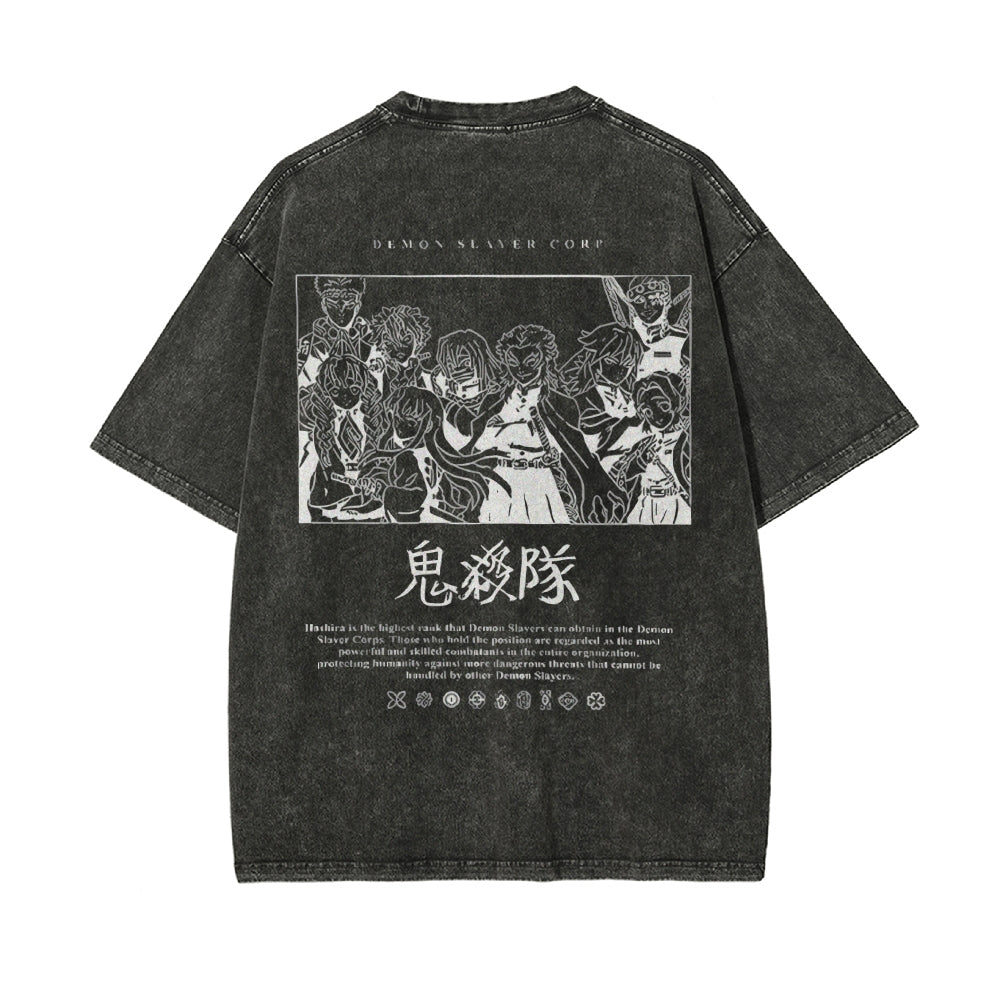 Vintage Oversized T-Shirt Demon Slayer