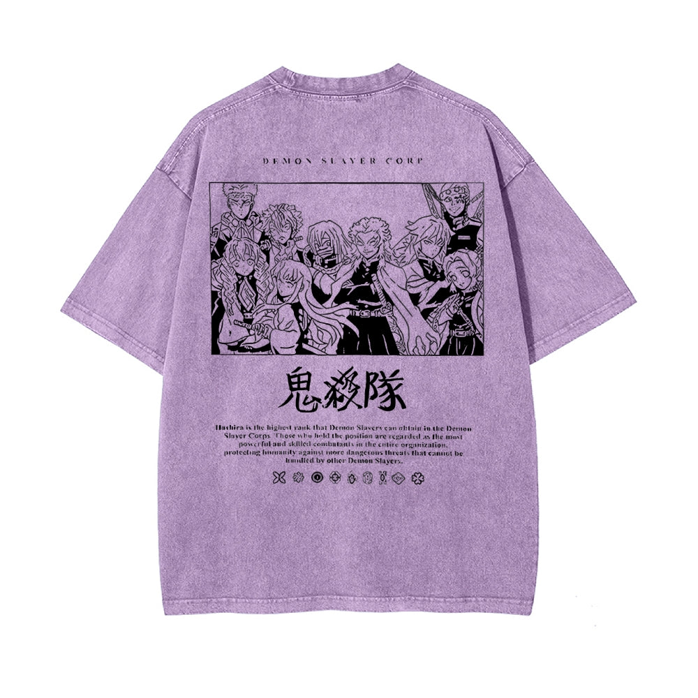 Vintage Oversized T-Shirt Demon Slayer