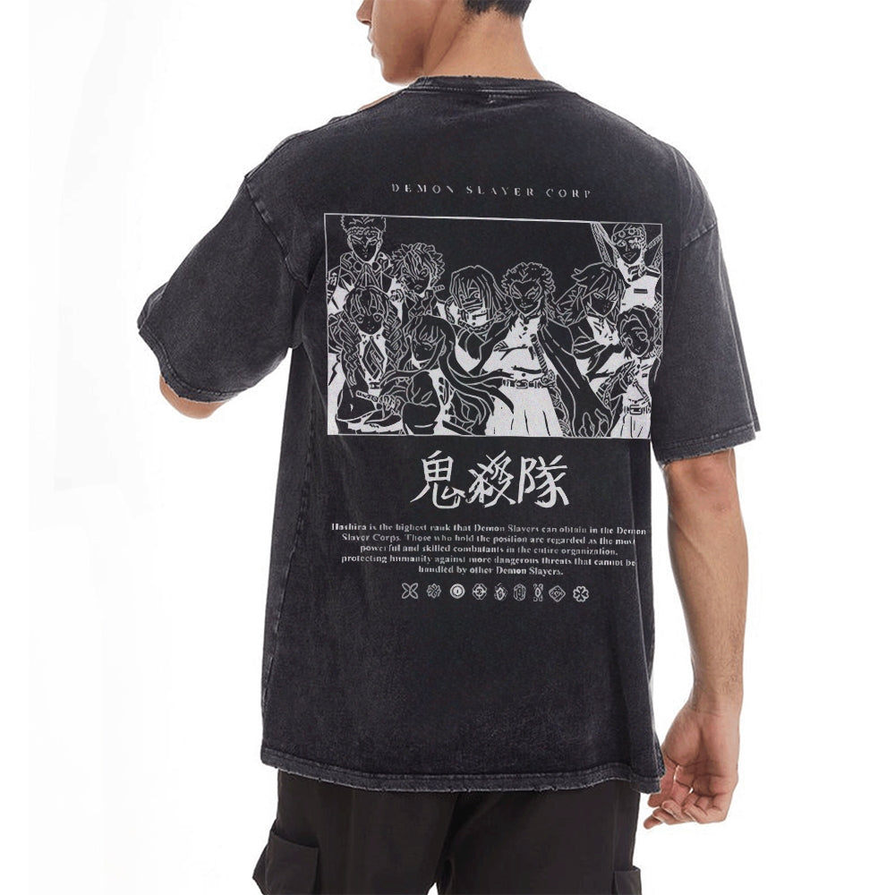 Vintage Oversized T-Shirt Demon Slayer