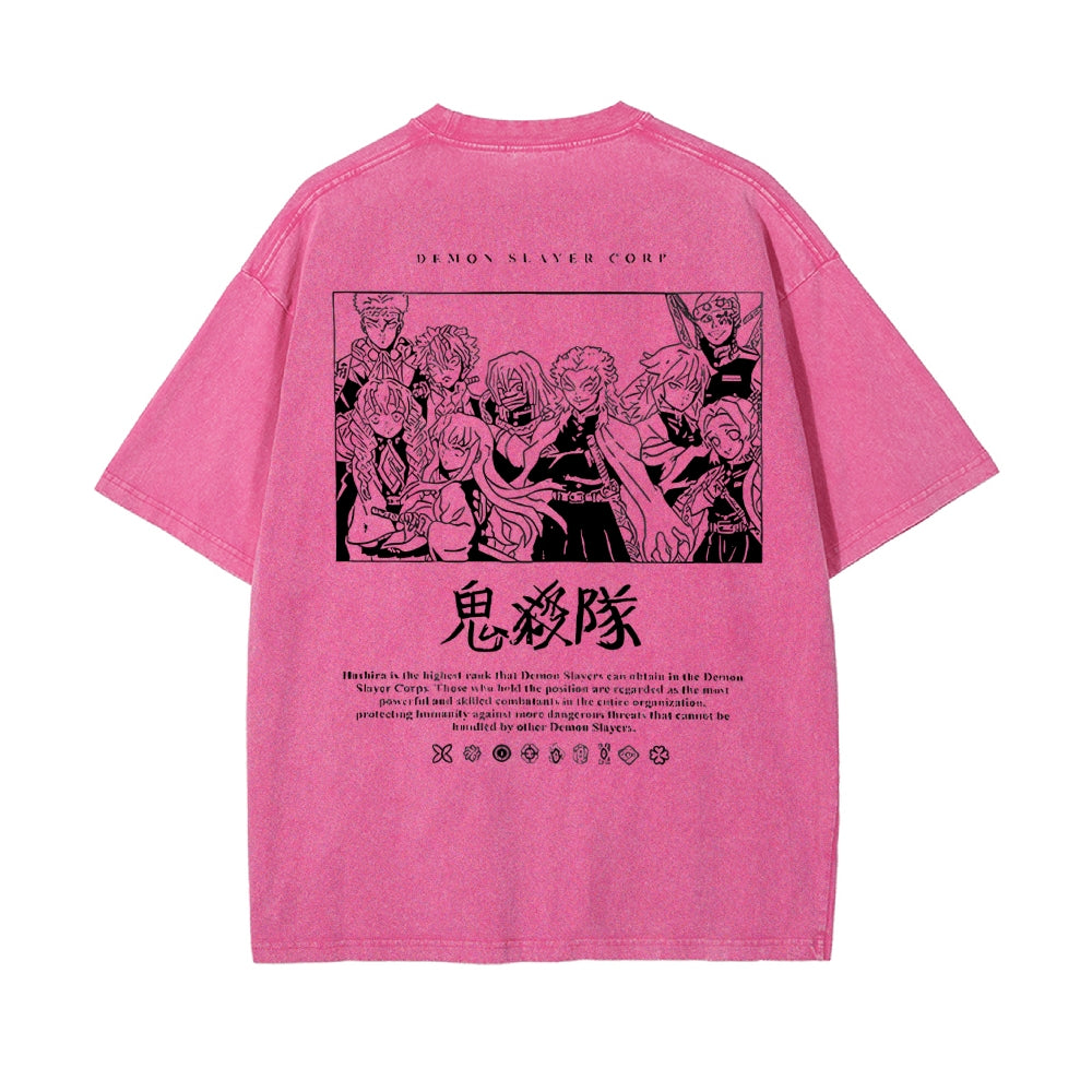 Vintage Oversized T-Shirt Demon Slayer