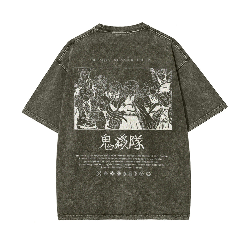 Vintage Oversized T-Shirt Demon Slayer