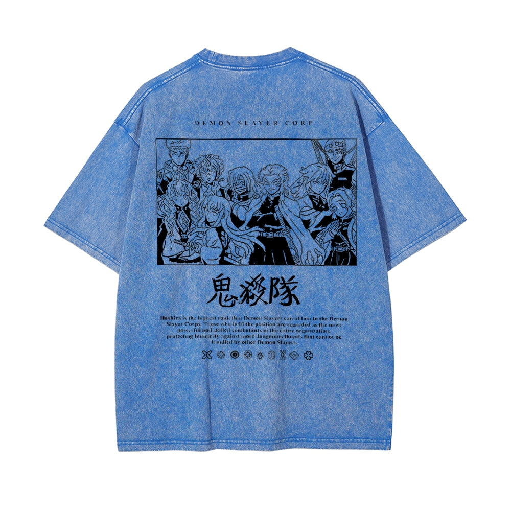 Vintage Oversized T-Shirt Demon Slayer