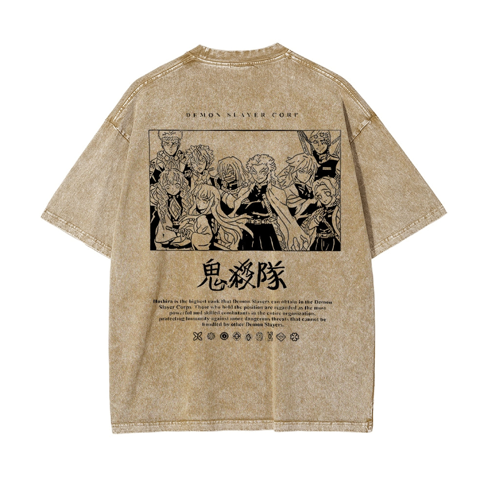 Vintage Oversized T-Shirt Demon Slayer