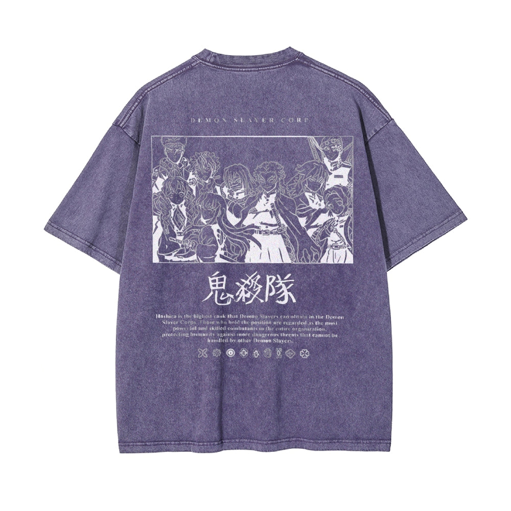 Vintage Oversized T-Shirt Demon Slayer