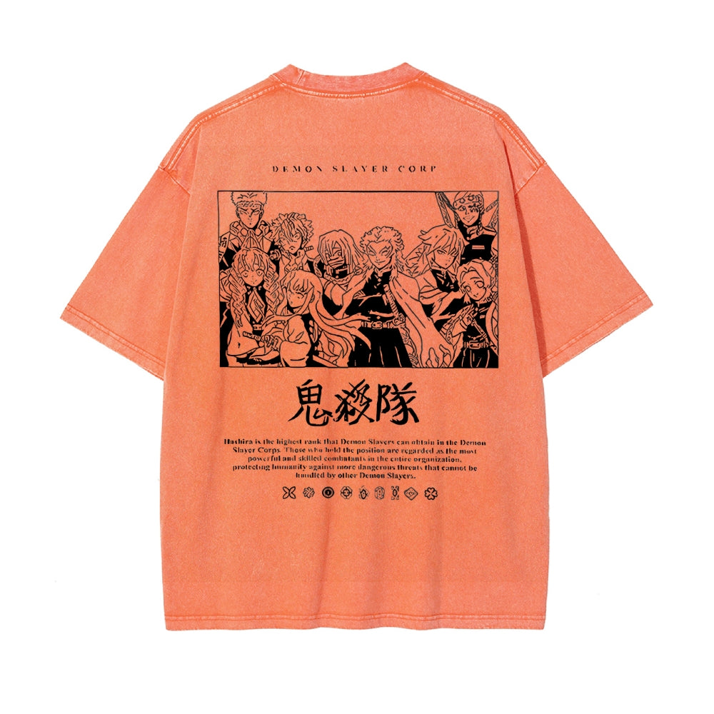 Vintage Oversized T-Shirt Demon Slayer