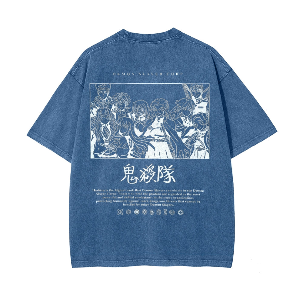 Vintage Oversized T-Shirt Demon Slayer
