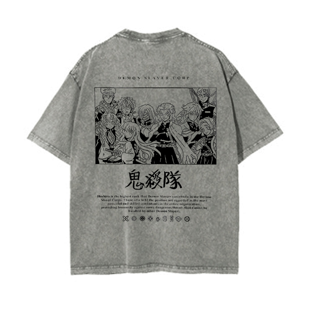 Vintage Oversized T-Shirt Demon Slayer