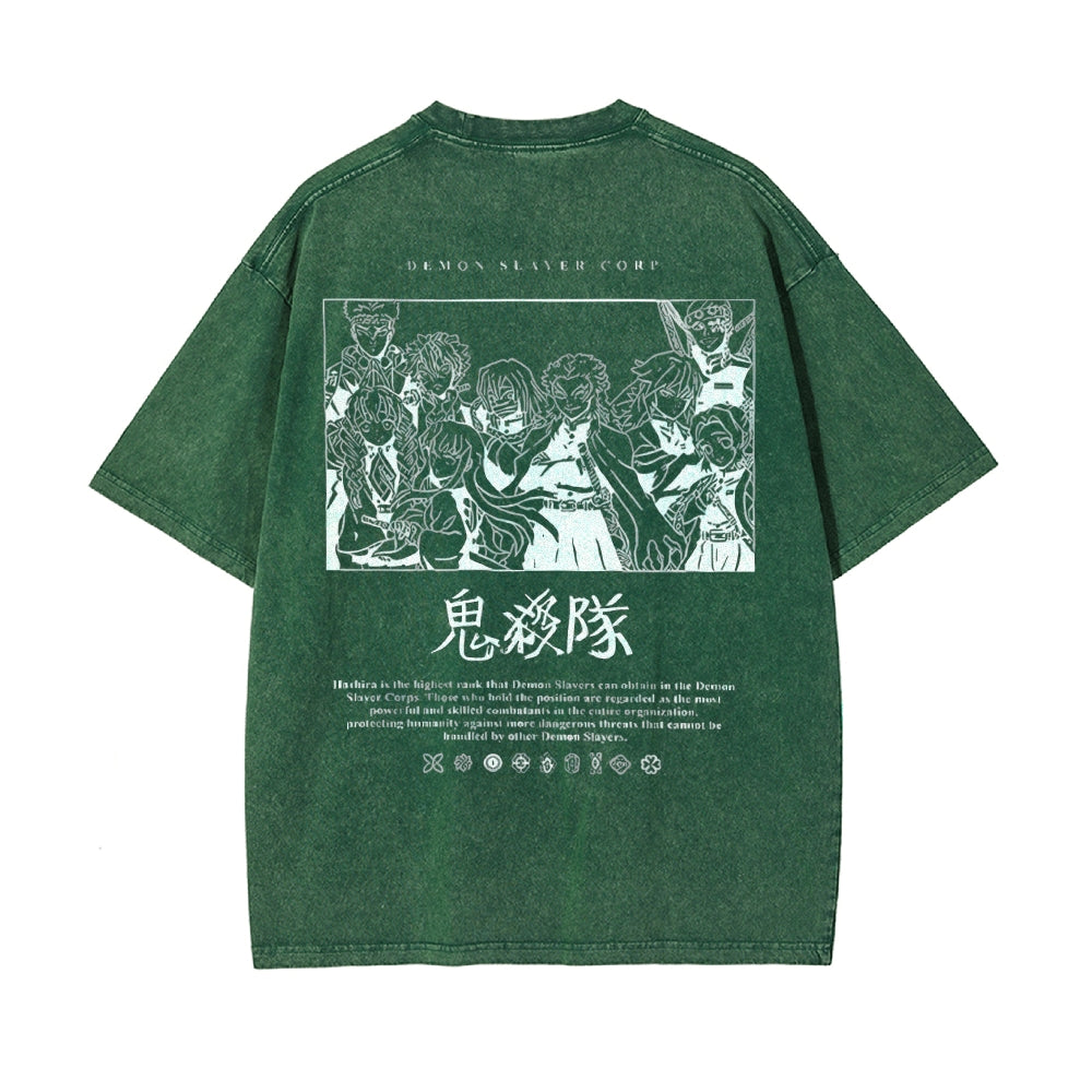 Vintage Oversized T-Shirt Demon Slayer