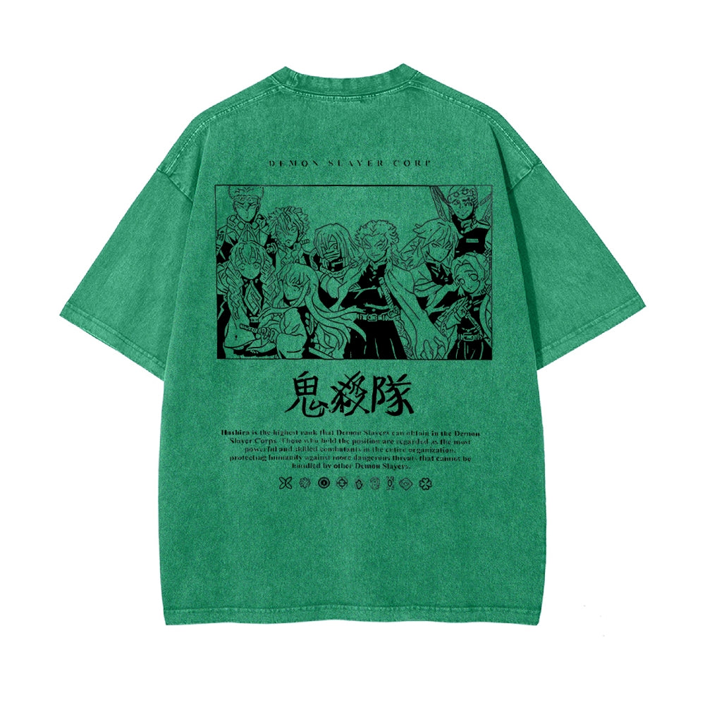Vintage Oversized T-Shirt Demon Slayer