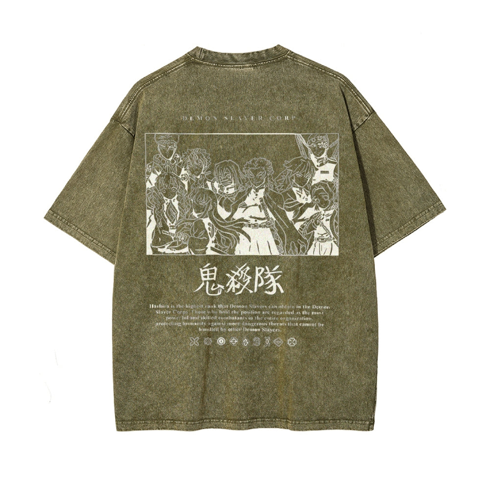 Vintage Oversized T-Shirt Demon Slayer
