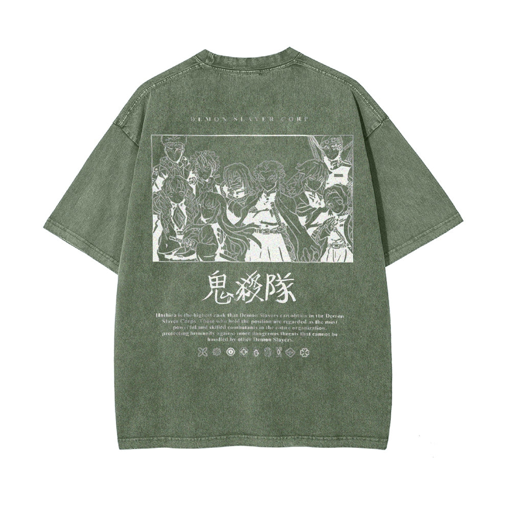 Vintage Oversized T-Shirt Demon Slayer