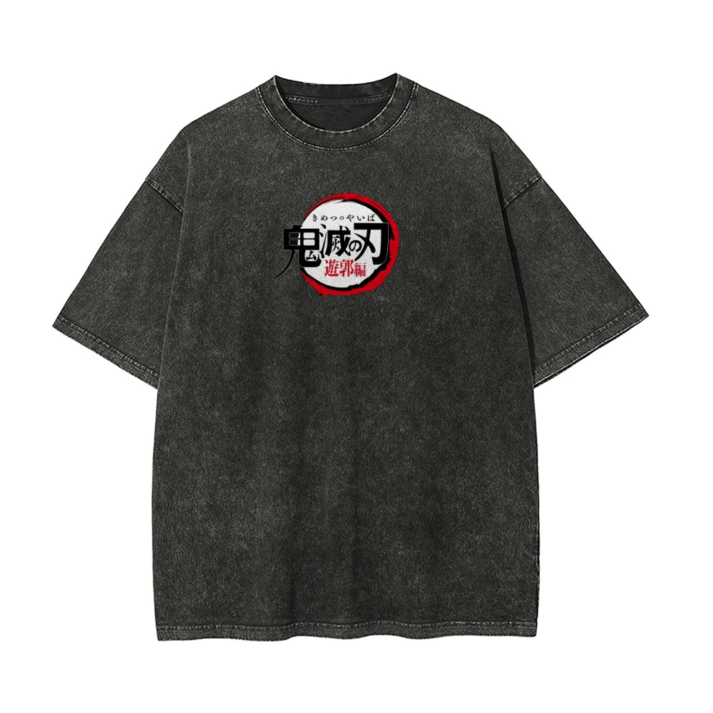 Vintage Oversized T-Shirt Demon Slayer