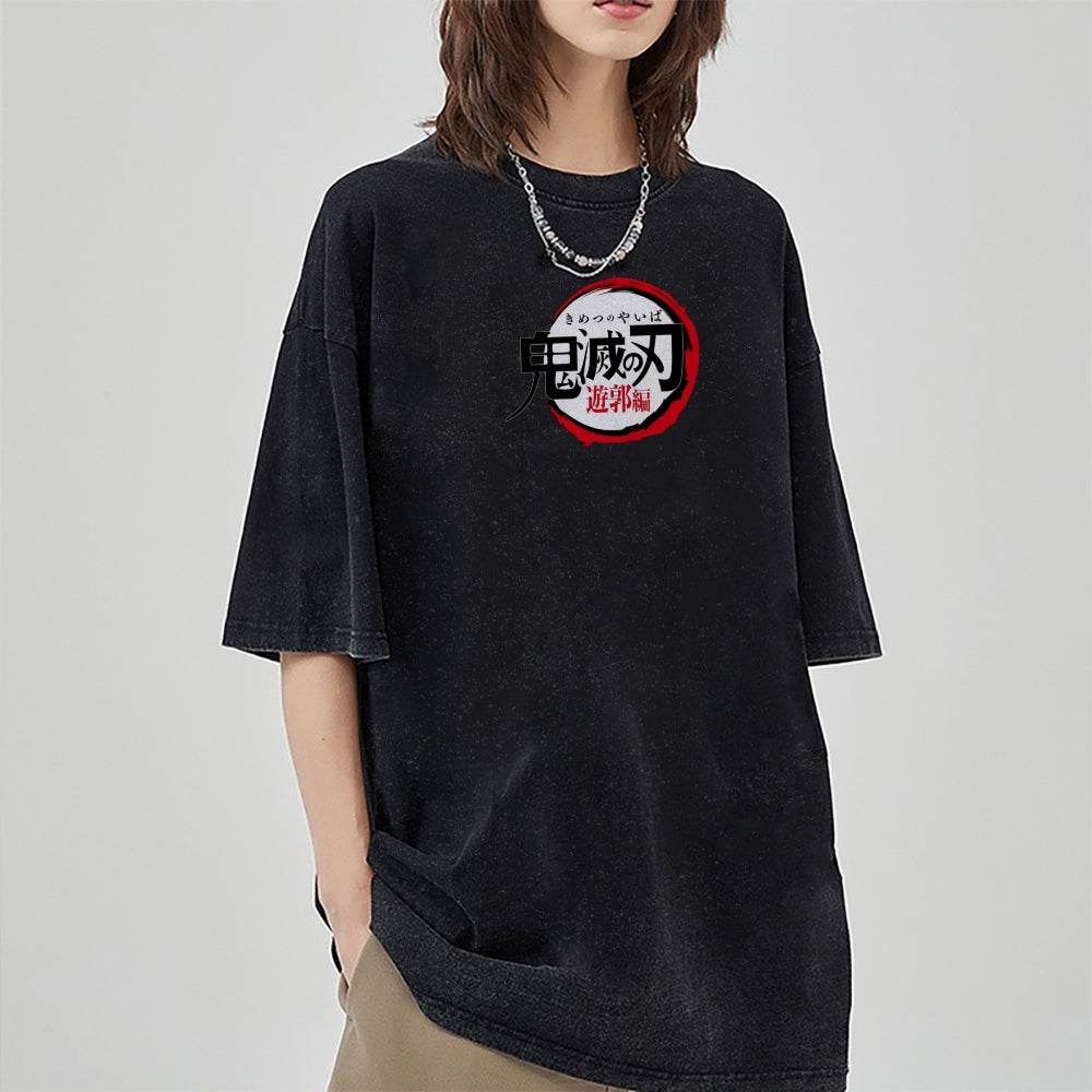 Vintage Oversized T-Shirt Demon Slayer