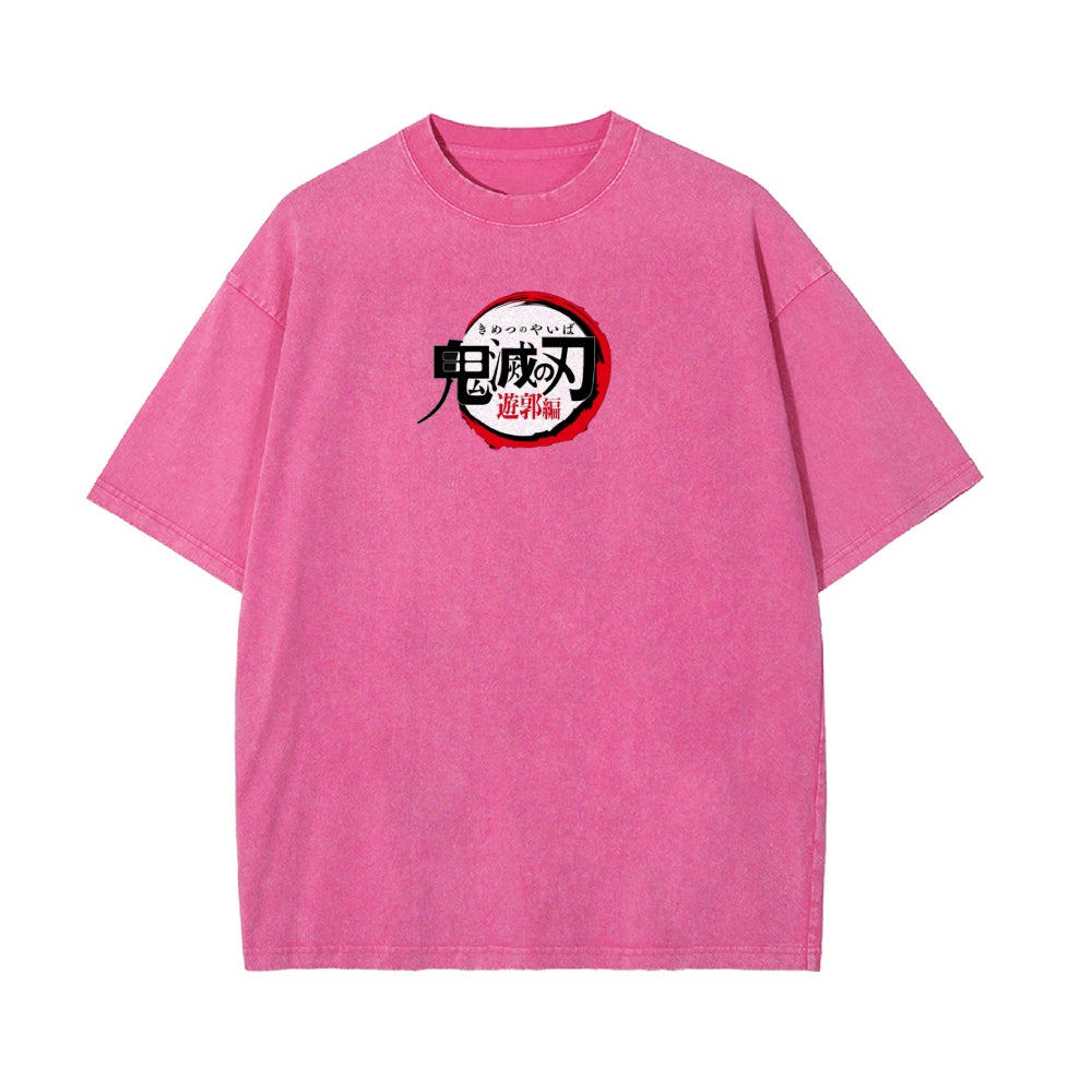 Vintage Oversized T-Shirt Demon Slayer