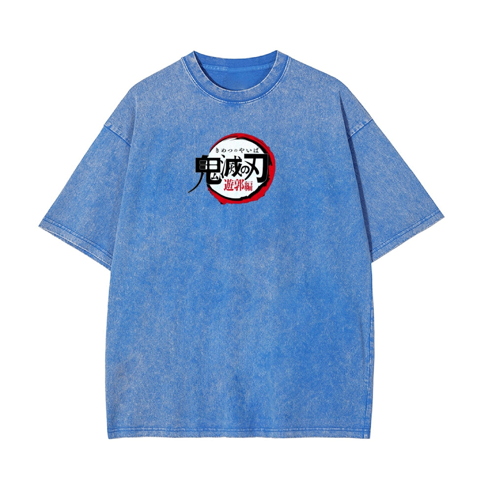 Vintage Oversized T-Shirt Demon Slayer