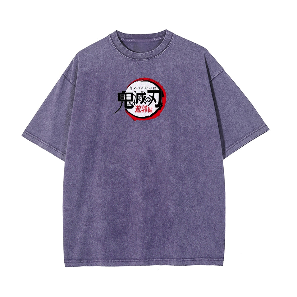 Vintage Oversized T-Shirt Demon Slayer