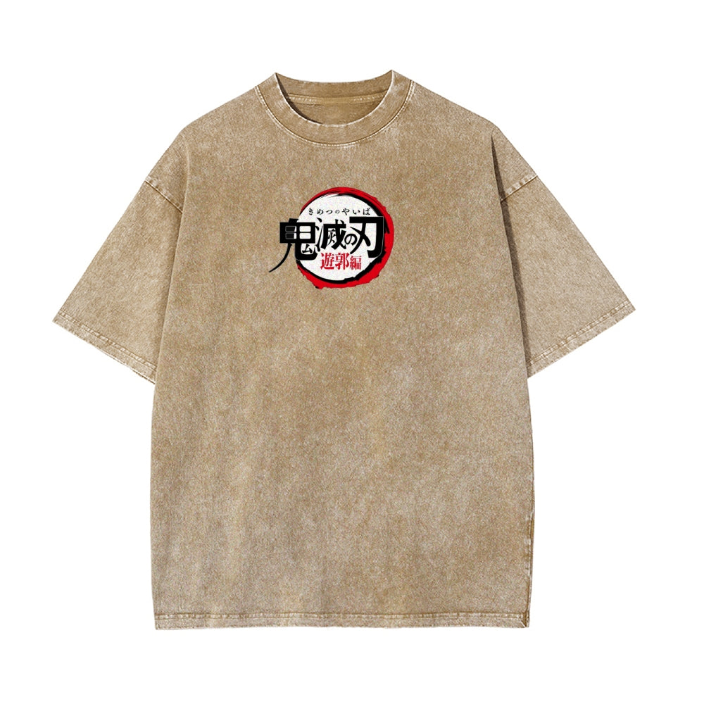 Vintage Oversized T-Shirt Demon Slayer