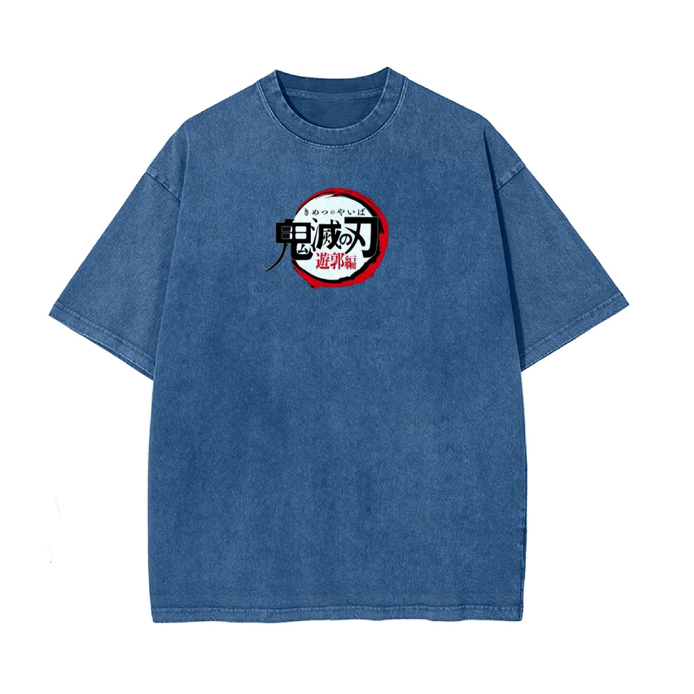 Vintage Oversized T-Shirt Demon Slayer