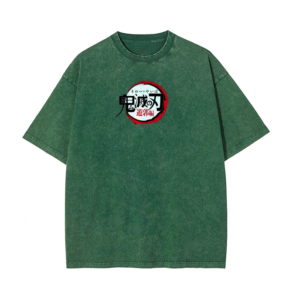 Vintage Oversized T-Shirt Demon Slayer