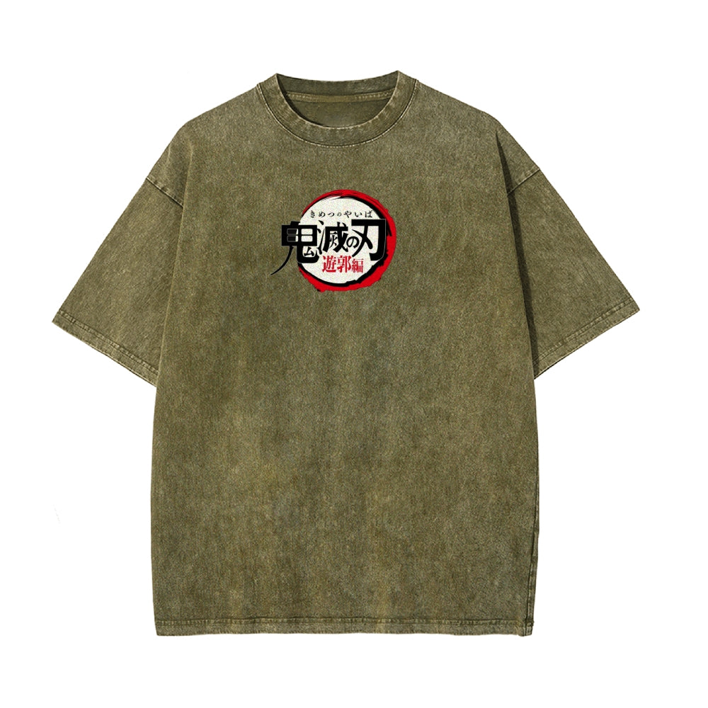 Vintage Oversized T-Shirt Demon Slayer