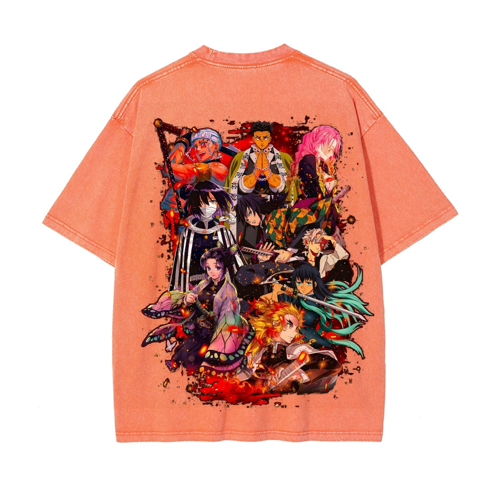 Vintage Oversized T-Shirt Demon Slayer