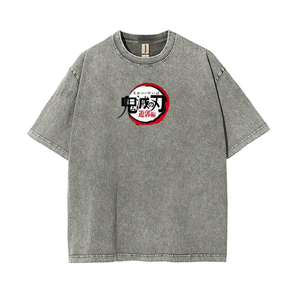 Vintage Oversized T-Shirt Demon Slayer