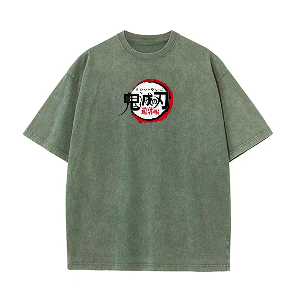 Vintage Oversized T-Shirt Demon Slayer