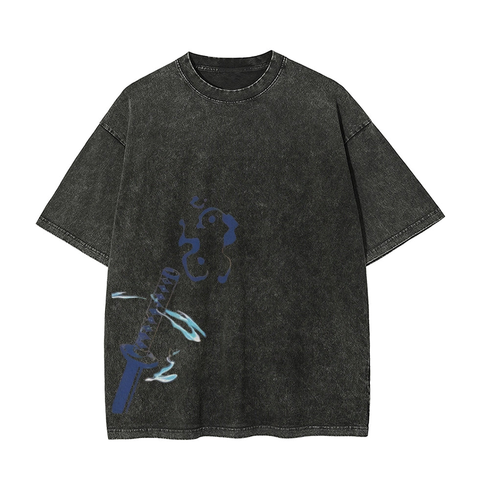 Vintage Oversized T-Shirt Demon Slayer