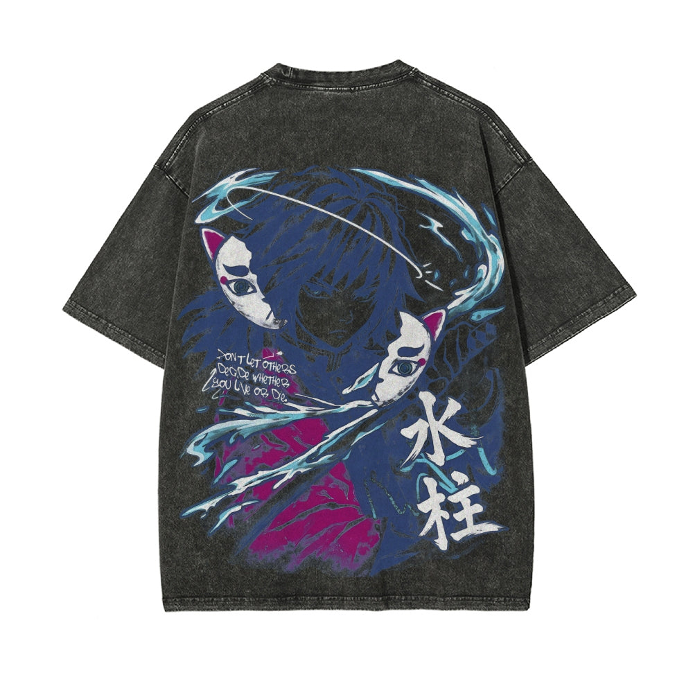 Vintage Oversized T-Shirt Demon Slayer