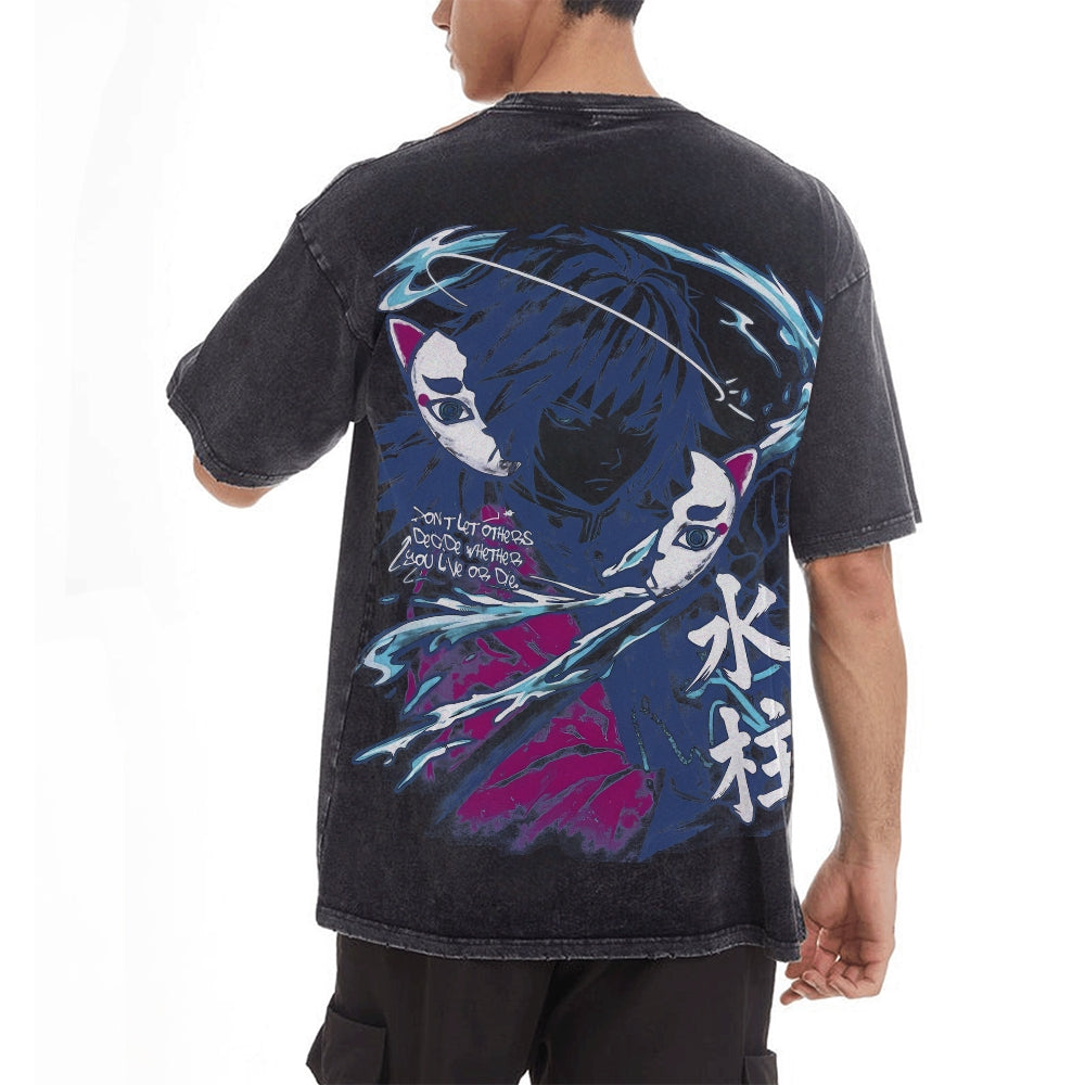 Vintage Oversized T-Shirt Demon Slayer