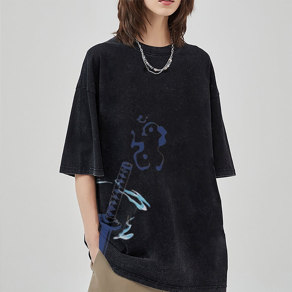 Vintage Oversized T-Shirt Demon Slayer