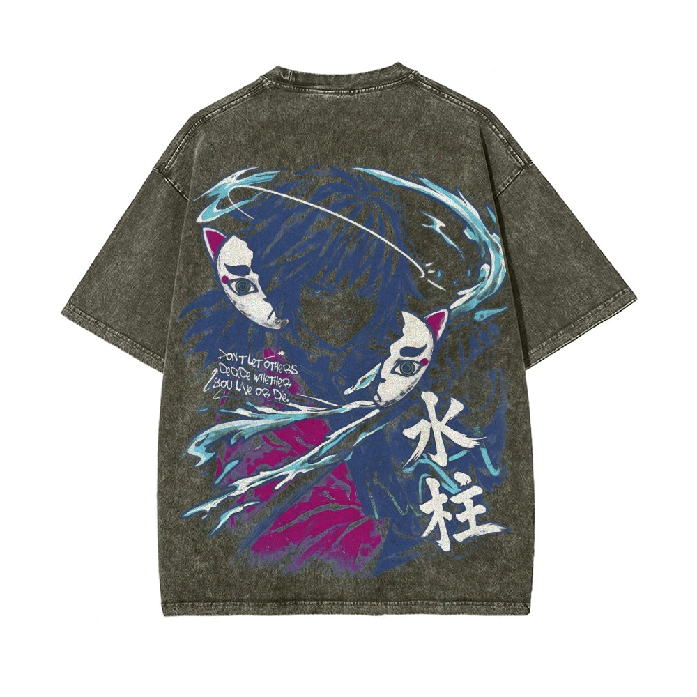 Vintage Oversized T-Shirt Demon Slayer
