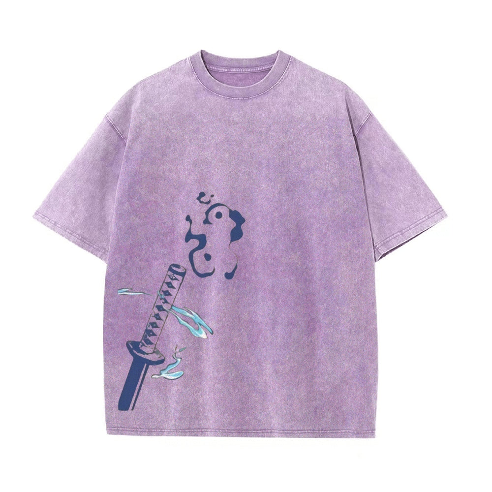Vintage Oversized T-Shirt Demon Slayer