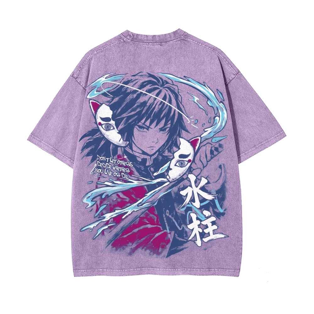 Vintage Oversized T-Shirt Demon Slayer