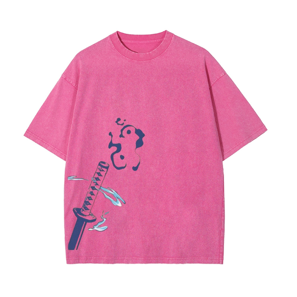 Vintage Oversized T-Shirt Demon Slayer