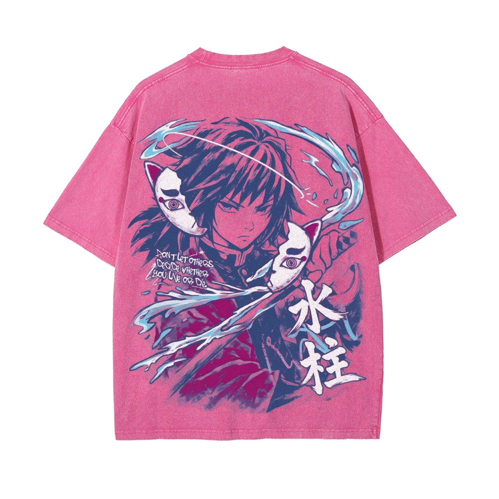 Vintage Oversized T-Shirt Demon Slayer
