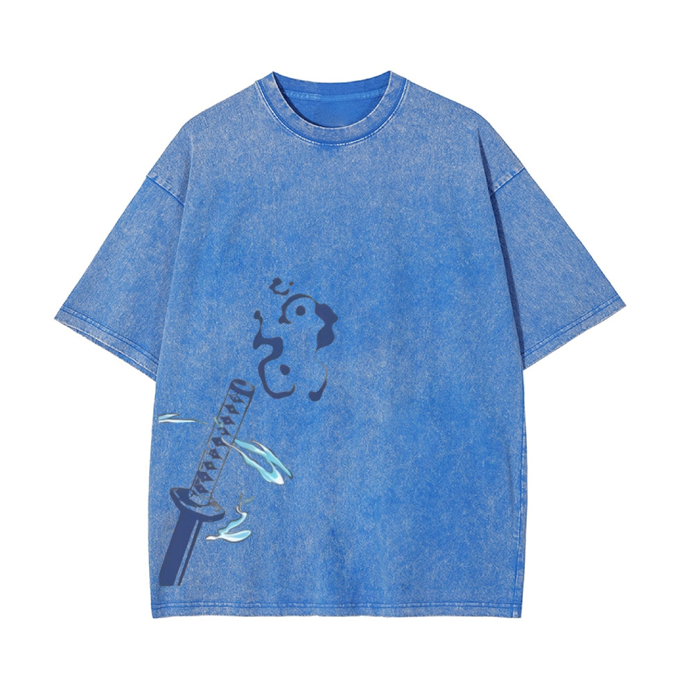 Vintage Oversized T-Shirt Demon Slayer