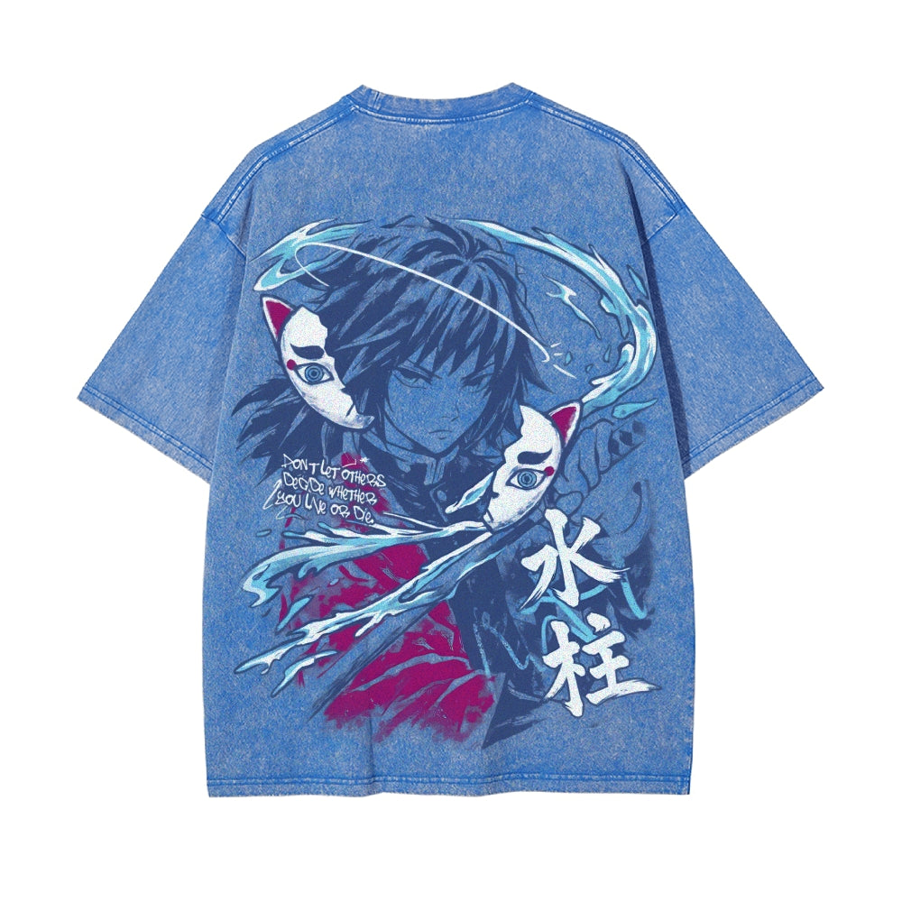 Vintage Oversized T-Shirt Demon Slayer