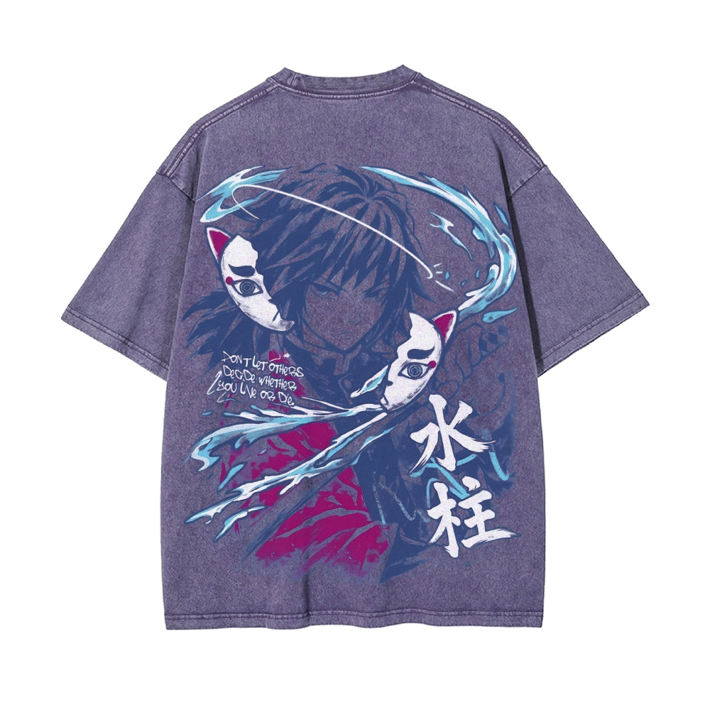 Vintage Oversized T-Shirt Demon Slayer