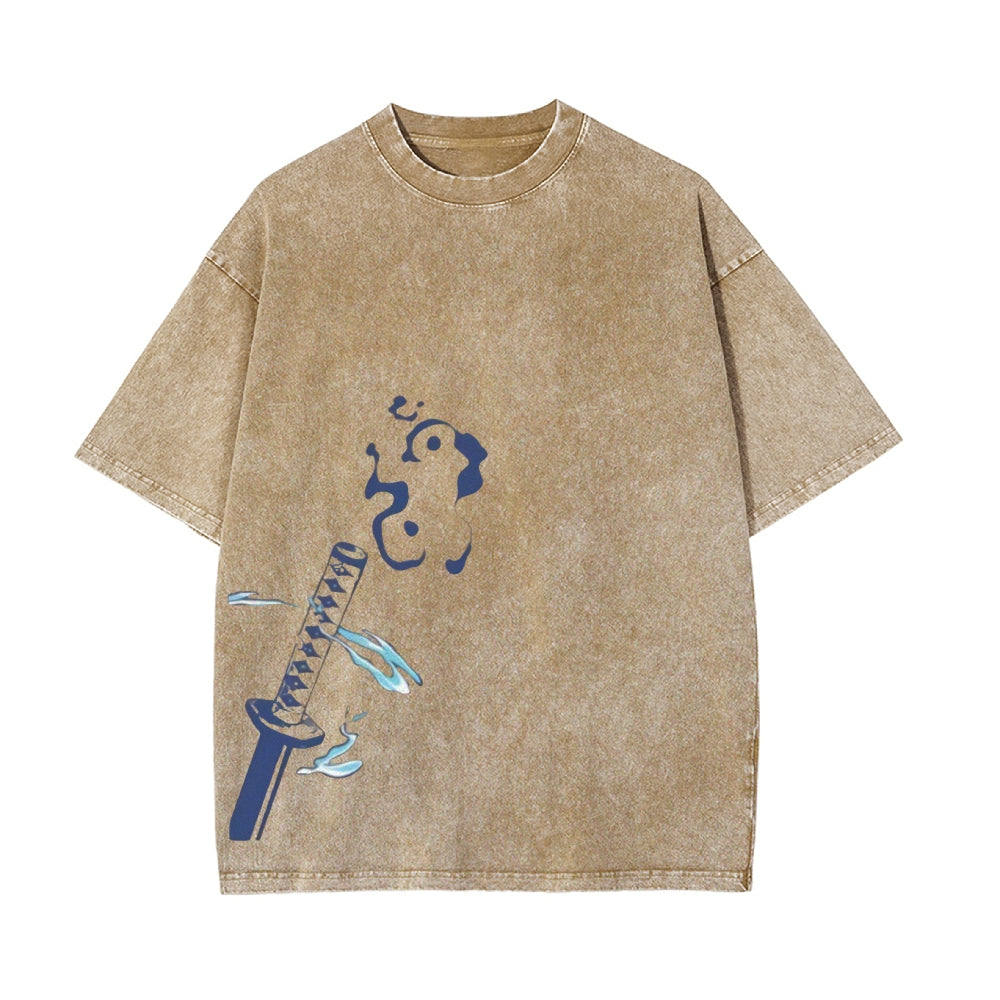 Vintage Oversized T-Shirt Demon Slayer