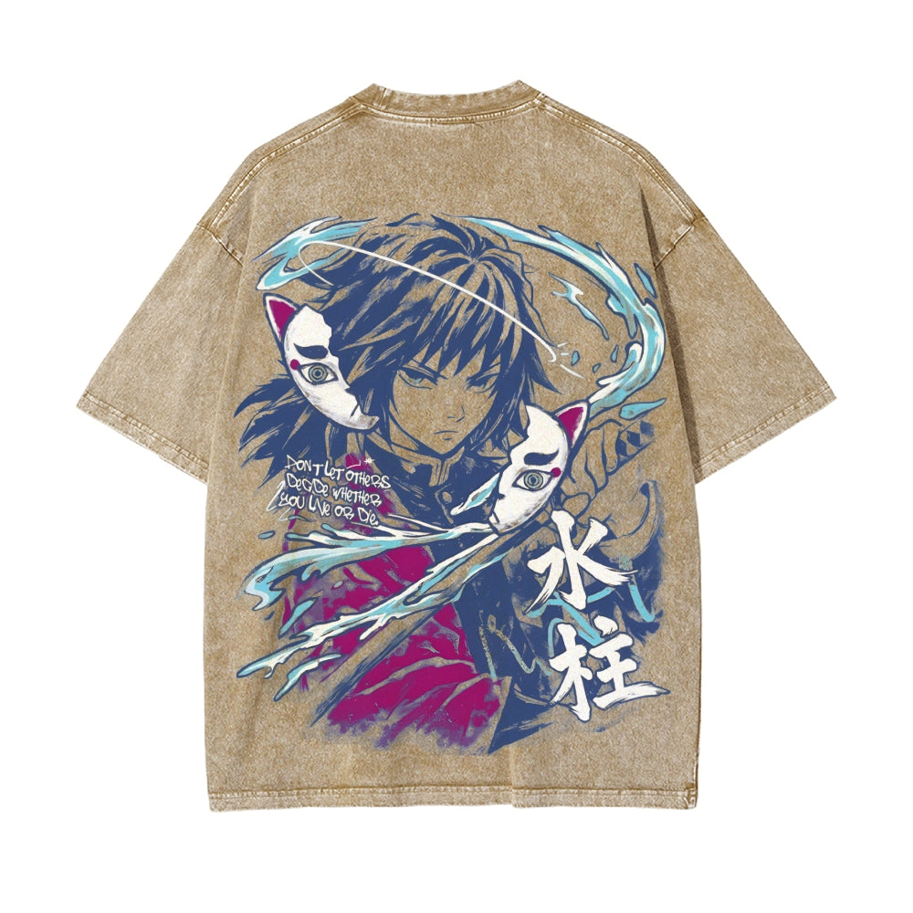 Vintage Oversized T-Shirt Demon Slayer