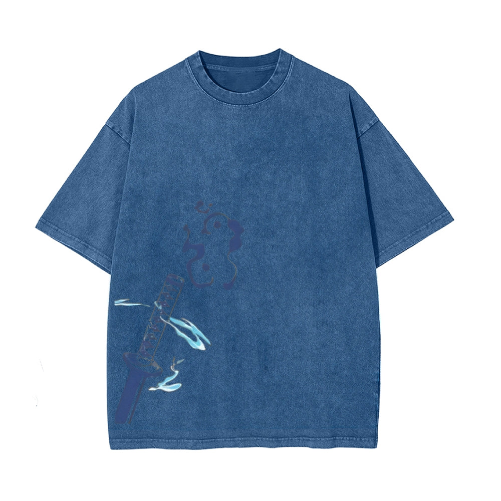 Vintage Oversized T-Shirt Demon Slayer