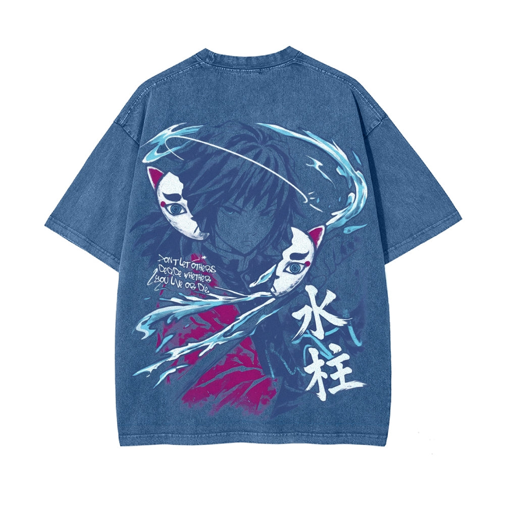 Vintage Oversized T-Shirt Demon Slayer